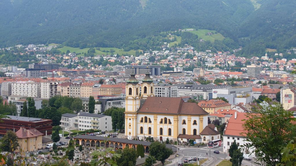 Innsbruck, Blick vom Bergisel