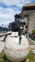 Kufstein, Denkmal Karl Ganzer, Komponist Kufsteinlied