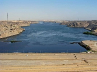 Assuan, der Nil nach dem Staudamm