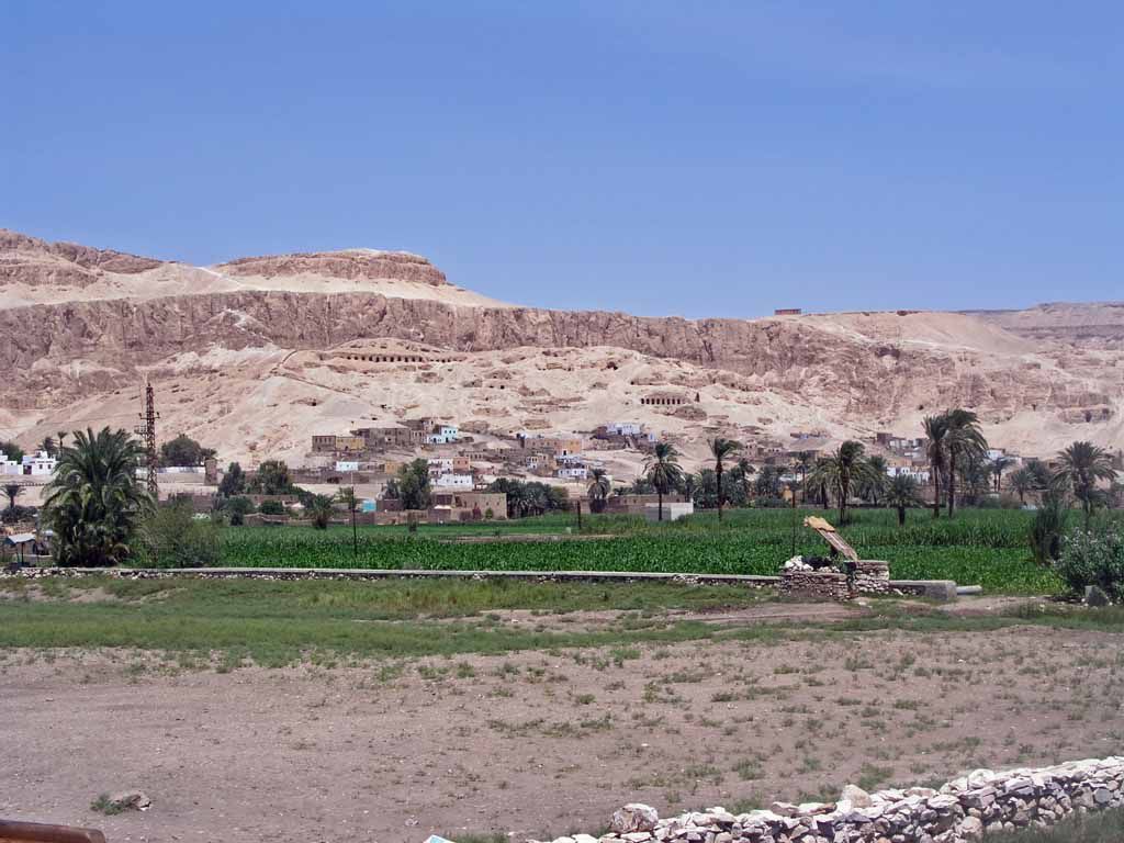 Luxor, Westseite des Nils