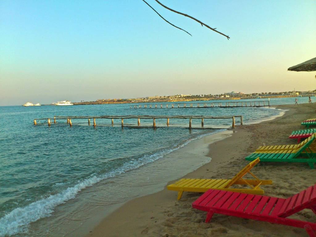 Hurghada, Hotel Aladdin Beach, Strand