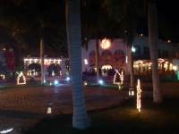 Hurghada, Hotel Aladdin Beach, Weihnachtsdekoration