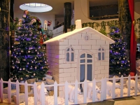 Hurghada, Hotel Aladdin Beach, Weihnachtsdekoration