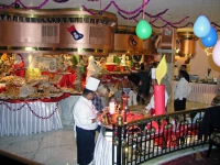 Hurghada, Hotel Aladdin Beach, Weihnachtsbuffet