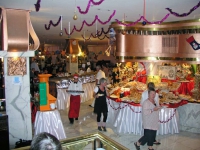 Hurghada, Hotel Aladdin Beach, Weihnachtsbuffet