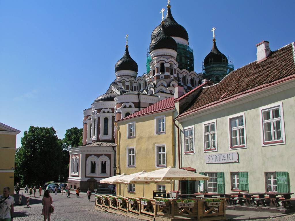 Tallinn, Kathedrale und Gaststätten