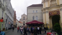 Vilnius, St. Theresa Kirche und Tor der Morgenröte