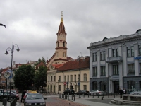 Vilnius, Rathausplatz mit St. Nikolaus Kirche