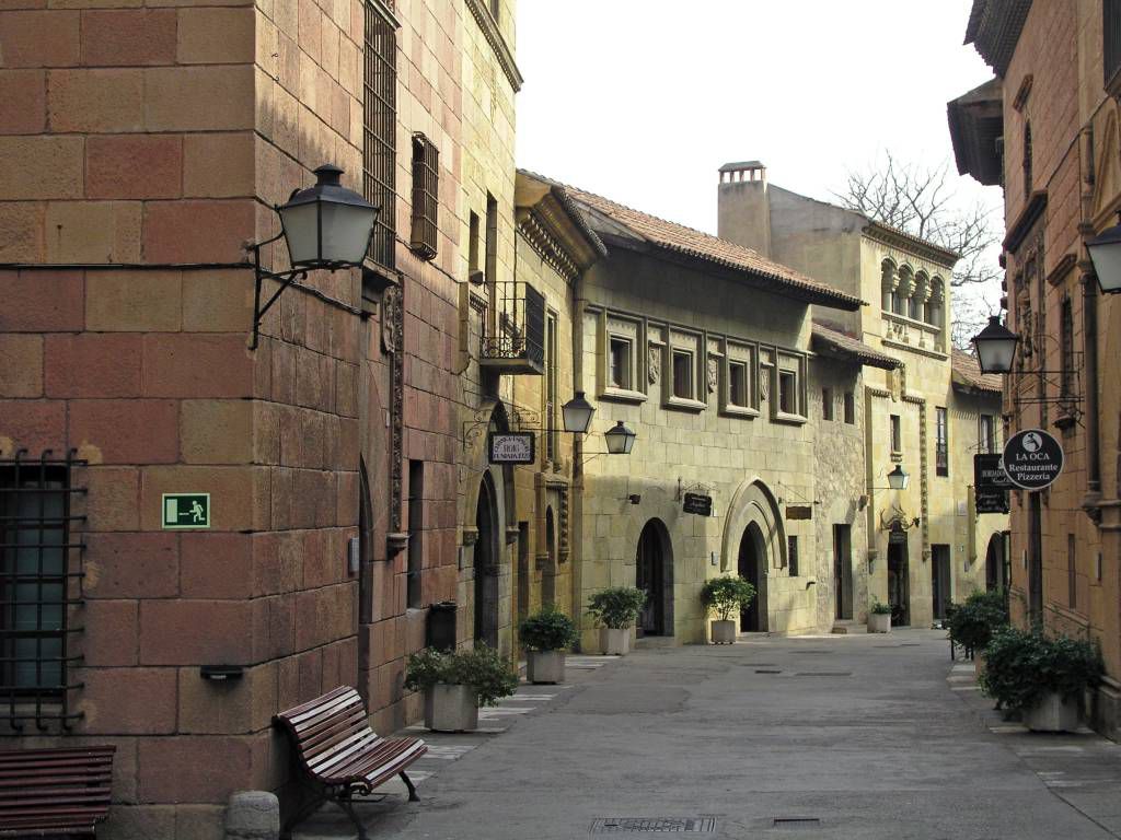Barcelona, im Freilichtmuseum "Spanisches Dorf"