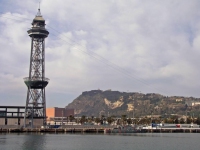 Barcelona, Turm der Hafenseilbahn