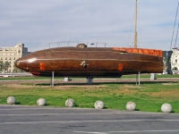 Barcelona, U-Boot vor dem Schiffahrtsmuseum