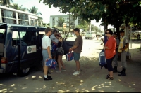 In Recife, Polizeikontrolle