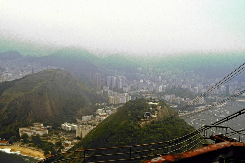 Rio de Janeiro, Seilbahn zum Zuckerhut, Bergstation Aussicht