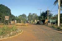 Praia do Forte, Ortseingang