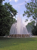 Springbrunnen auf der Margareteninsel