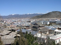 Shangri-La, Guishan Park, Blick auf Dêqên