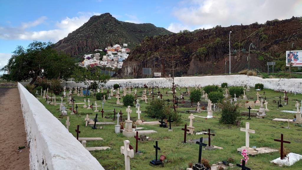 Teneriffa, San Andrés, Friedhof