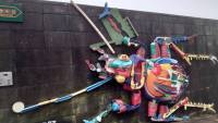 Teneriffa, Cruz del Carmen, Kunstwerk