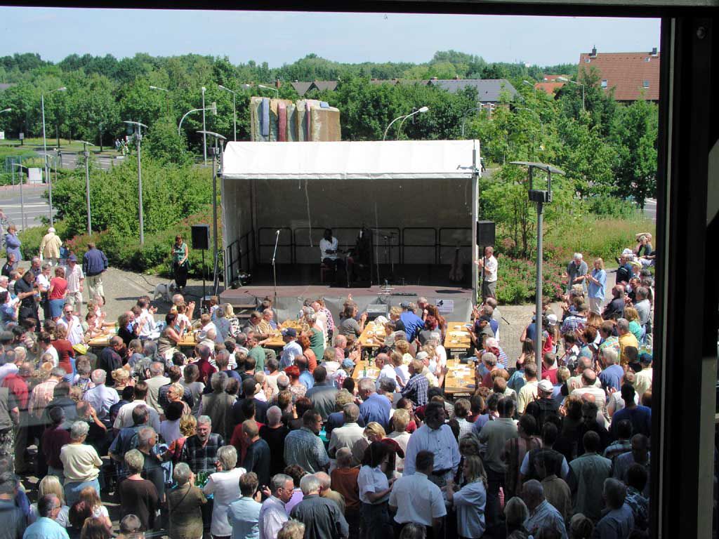 Blick auf die Bühne am 22.06.2003