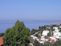 Gerakini, Hotel Glavas Inn, Aussicht von unserem Zimmer