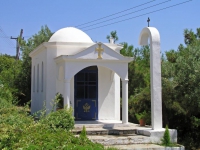 Gerakini, kleine Kapelle in Strandnähe