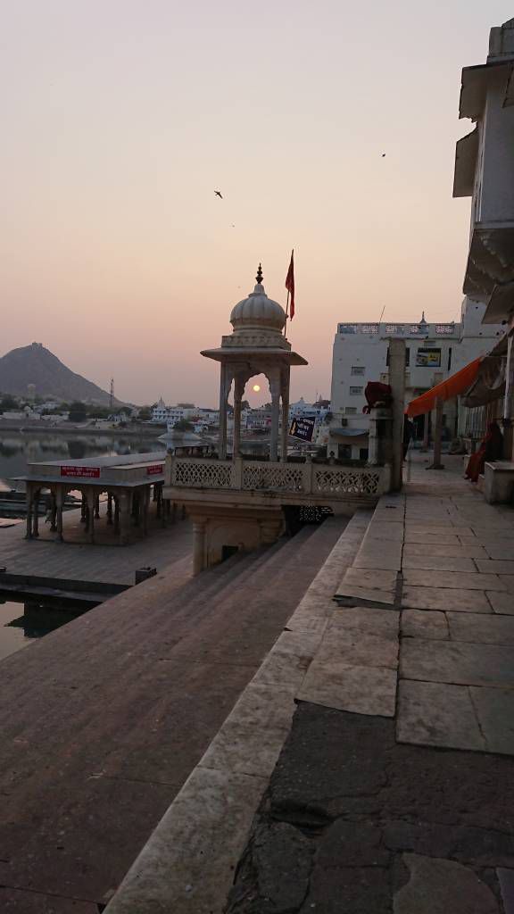 Pushkar, Sonnenuntergang