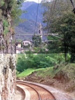Bahnfahrt von Domodossala nach Locarno