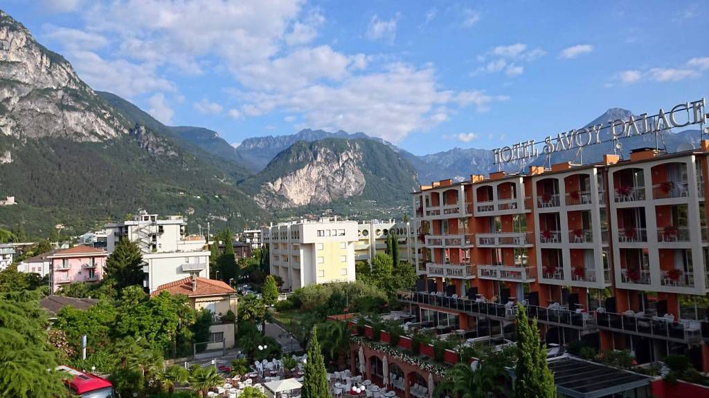 Riva del Garda, Aussicht vom Hotel Royal