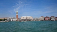 Venedig, Blick auf den Markusplatz und den Dogenpalast