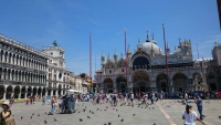 Venedig, Blick auf den Markusplatz und den Markusdom