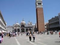 Venedig, Blick auf den Markusplatz und den Markusdom