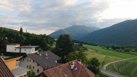 Schabs, Hotel Am Brunnen, Aussicht vom Zimmer