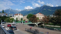 Meran, Theaterbrücke über die Passer