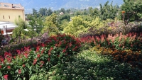 Meran, Schloss Trauttmansdorff mit botanischen Gärten