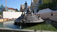 Brixen, Brunnen auf dem Domplatz