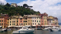 Portofino, Hafenpanorama