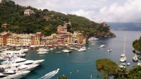 Portofino, Hafenpanorama