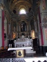 Ligurien, Dolceacqua, Kirche Sant'Antonio Abate