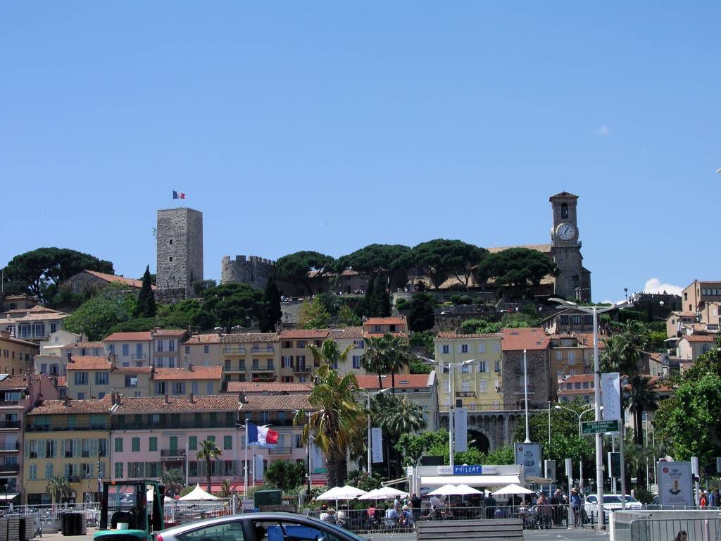 Cannes, Aussicht vom Hafen