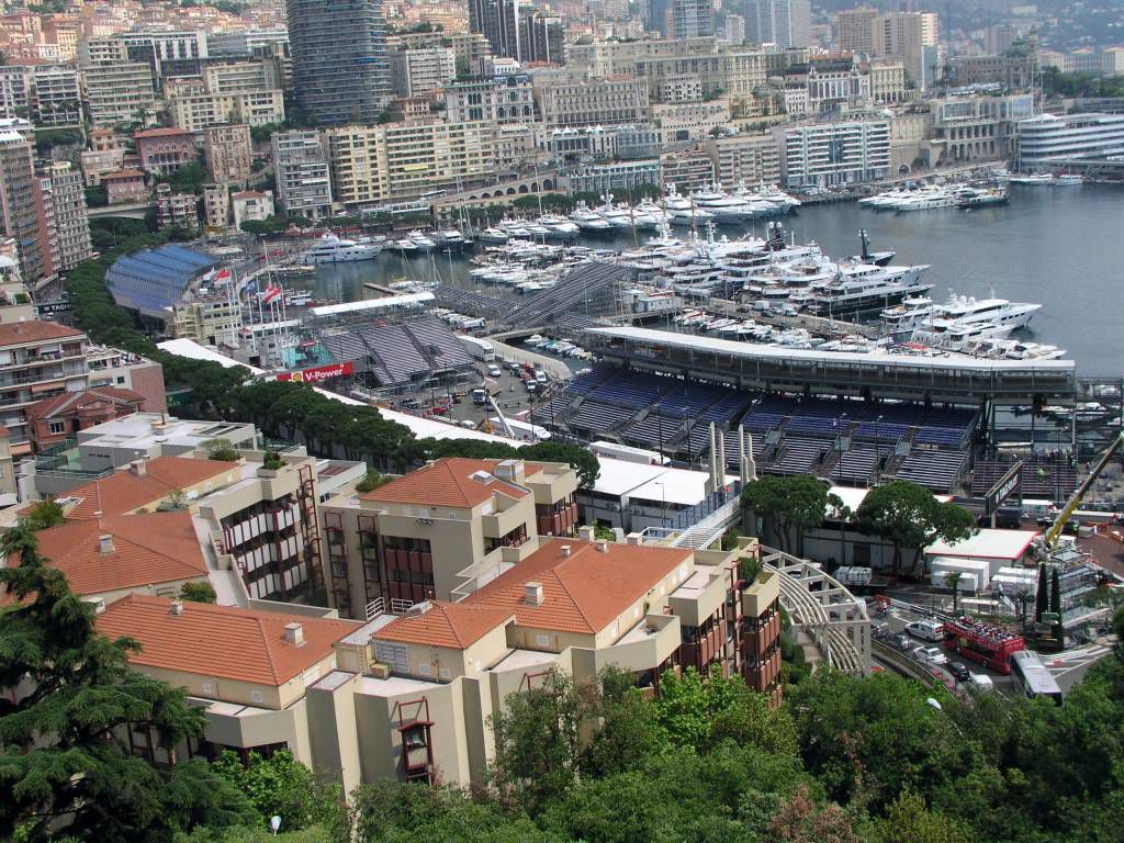 Monaco, vor dem Fürstenpalast, Aussicht