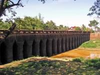 Siem Reap, Khmer Brücke, Preah Toes Brücke