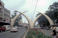 Mombasa, Moi Ave, Stosszähne