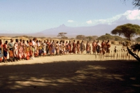 Amboseli Nationalpark, Masai Dorf