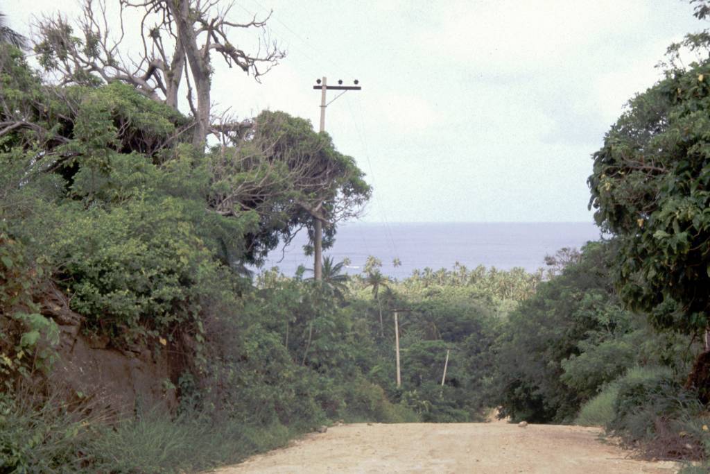 Kolumbien, San Andres, um die Insel mit dem Motorroller (ca. 12Km), Blick über die Insel