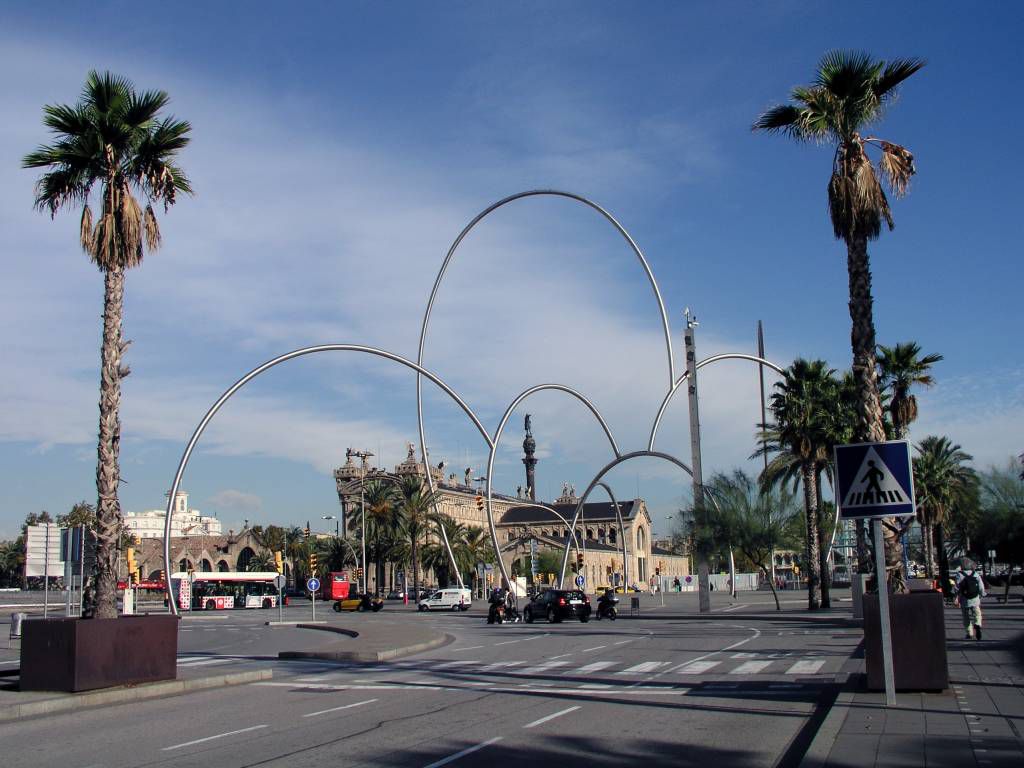 Barcelona, kurz vor der Placa de les Drassanes