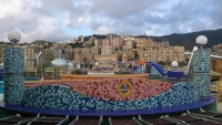 MSC Splendida, Blick auf Genua