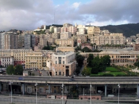 MSC Splendida, Blick auf Genua