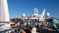 MSC Splendida, an Deck