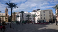 Cadiz, Platz der Kathedrale