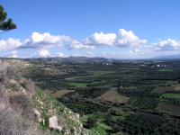 Kreta, Ausblick vom Palast des Knossos